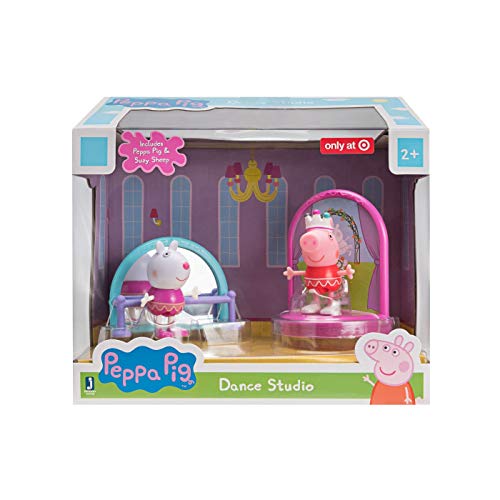 Peppa Pig- Tanzschule Spielset, Luzie Locke 97028 Juego de Escuela de Baile, Color Danza. (Jazwares