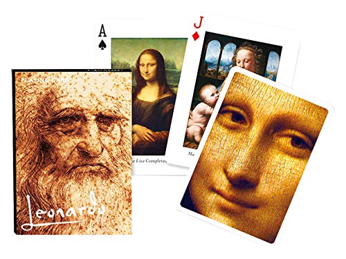 Piatnik 1657 "Leonardo da Vinci Juego de Cartas (55-Piece) Piatnik 1657 "Leonardo da Vinci Juego de Cartas (55-Piece)
