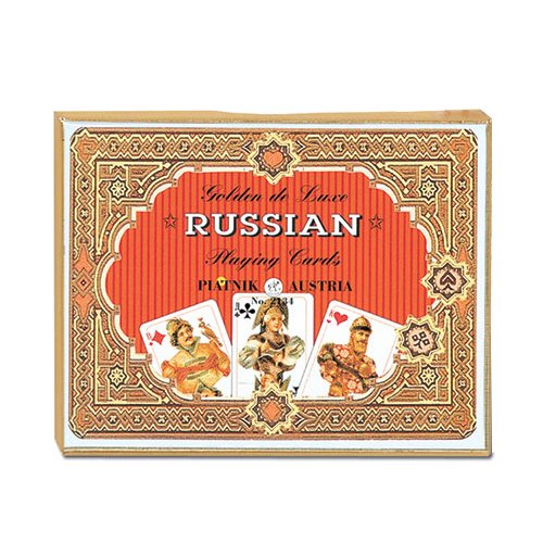Piatnik 2134 "Ruso de Oro Juego de Cartas (2 x 55-Piece) Piatnik 2134 "Ruso de Oro Juego de Cartas (2 x 55-Piece)