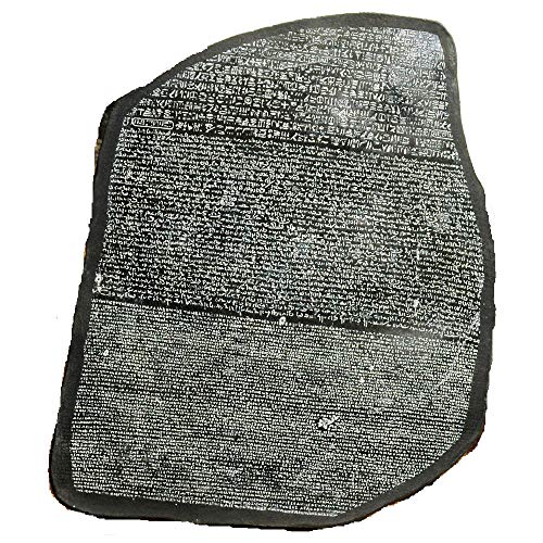 Piedra de Roseta, reproducción autentica Piedra de Roseta encontrada en Egipto, Mide 21 cm de Ancho y 27 cm Largo Aproximadamente Piedra de Roseta, reproducción autentica Piedra de Roseta encontrada en Egipto, Mide 21 cm de Ancho y 27 cm Largo Aproximadamente
