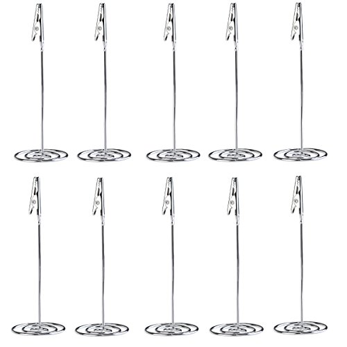 Pixnor Pack de 10 tarjetas de lugar titular - boda nombre tabla ajuste marcador - tienda pantalla precio - plata Pixnor Pack de 10 tarjetas de lugar titular - boda nombre tabla ajuste marcador - tienda pantalla precio - plata