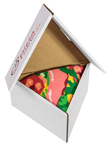 Pizza Socks Box Slice Italiana - Mujer Hombre - 1 par de Calcetines - Tamaño 41-46 Pizza Socks Box Slice Italiana - Mujer Hombre - 1 par de Calcetines - Tamaño 41-46