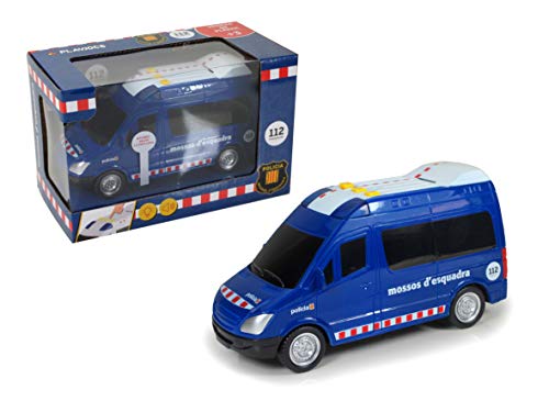 PLAYJOCS Furgón de Mossos con luz, Sonido y fricción GT-4817 PLAYJOCS Furgón de Mossos con luz, Sonido y fricción GT-4817