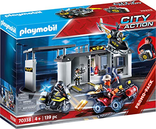 PLAYMOBIL City Action Comisaría Fuerzas Especiales, Maletín, multicolor (70338) PLAYMOBIL City Action Comisaría Fuerzas Especiales, Maletín, multicolor (70338)
