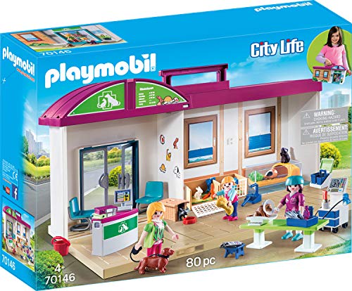 PLAYMOBIL- City Life Maletín, Clínica Veterinaria, Multicolor (70146) PLAYMOBIL- City Life Maletín, Clínica Veterinaria, Multicolor (70146)