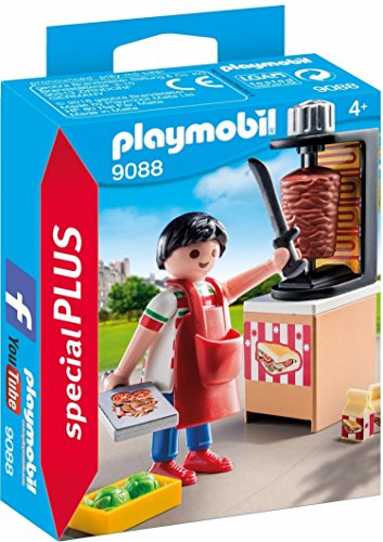 PLAYMOBIL Especiales Plus- Vendedor de Kebab Juguete, Multicolor, única (9088) PLAYMOBIL Especiales Plus- Vendedor de Kebab Juguete, Multicolor, única (9088)