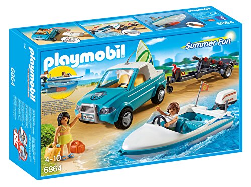 Playmobil Pick Up con Lancha 6864 Playmobil Pick Up con Lancha 6864