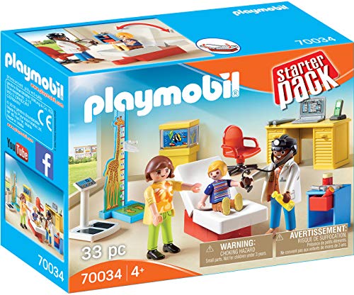 PLAYMOBIL PLAYMOBIL-70034 Starterpack Consulta pediatra, Multicolor (70034)