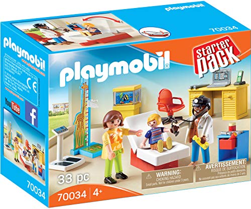PLAYMOBIL PLAYMOBIL-70034 Starterpack Consulta pediatra, Multicolor (70034) PLAYMOBIL PLAYMOBIL-70034 Starterpack Consulta pediatra, Multicolor (70034)