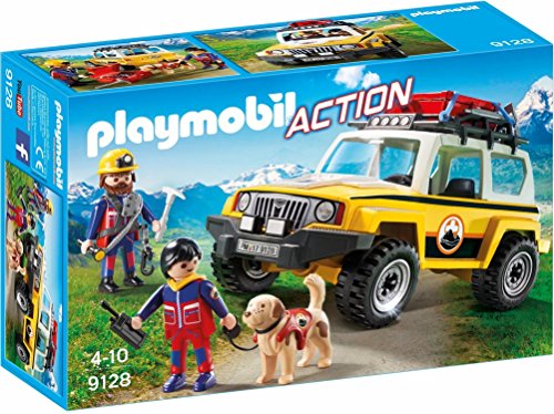 Playmobil- Vehículo de Rescate de Montaña, única (9128)