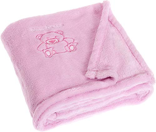 Playshoes Manta para bebé,Unisex Rosado,75 x 100 cm Playshoes Manta para bebé,Unisex Rosado,75 x 100 cm