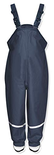 Playshoes Regenlatzhose Mit Textilfutter - Pantalones con manga larga para niños, Azul (Marino), 2-3 Years Playshoes Regenlatzhose Mit Textilfutter - Pantalones con manga larga para niños, Azul (Marino), 2-3 Years
