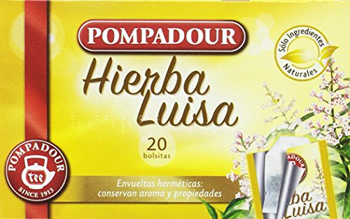 Pompadour - Hierba Luisa - Té de Plantas - 20 bolsitas