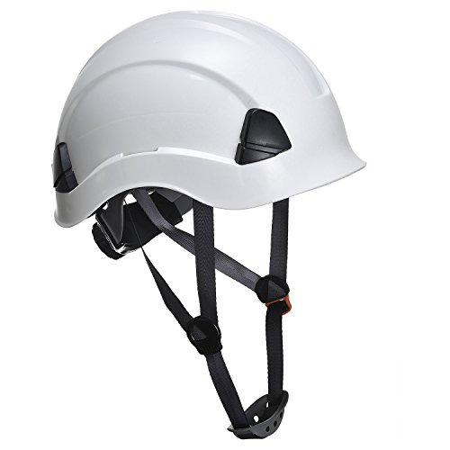 Portwest PS53 - Casco resistente para trabajo en altura, Blanco, 52 - 63 cm