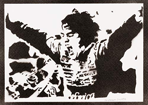 Poster Fernando Alonso F1 Grafiti Hecho a Mano - Handmade Street Art - Artwork Poster Fernando Alonso F1 Grafiti Hecho a Mano - Handmade Street Art - Artwork