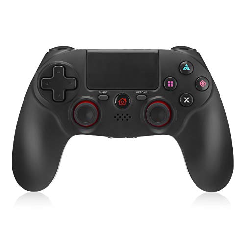 Powerextra Mando Inalámbrico para PS4 - Controller Bluetooth Gamepad Joystick DualShock 4 con Sensor de 6 Ejes y Vibración Doble Touch Pad Audio Jack para PS4 Windows XP 7 8 8.1 10 Android iOS13.0 Powerextra Mando Inalámbrico para PS4 - Controller Bluetooth Gamepad Joystick DualShock 4 con Sensor de 6 Ejes y Vibración Doble Touch Pad Audio Jack para PS4 Windows XP 7 8 8.1 10 Android iOS13.0