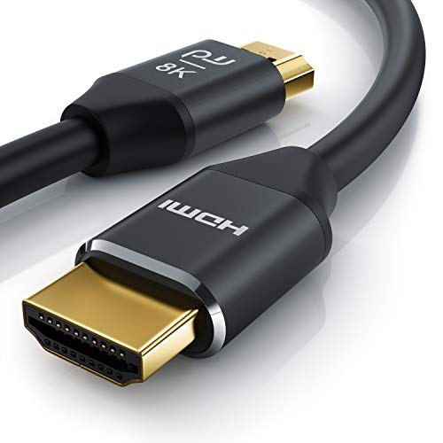 Primewire - Cable HDMI 2.1 de 8k - 1m - 8K @ 60Hz 4K @ 120Hz con DSC - 3D - Ethernet de Alta Velocidad - HDTV - UHD II - eARC - Velocidad de Actualización Variable - Dolby Vision - Gaming