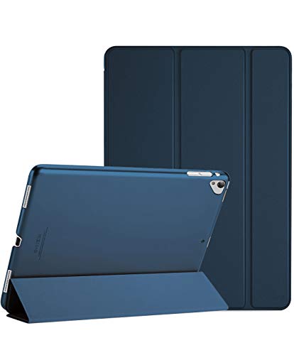 ProCase Funda Inteligente para iPad Pro 12.9" 2017/2015 (Modelo Viejo), Carcasa Folio Ligera y Delgada con Smart Cover/Reverso Translúcido/Soporte para Apple iPad Pro 12.9 1ª 2ª Generación –Marino