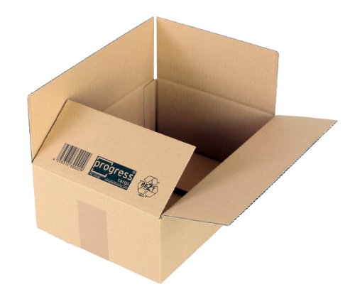 ProgressCargo PC K10.02 - Caja plegable de cartón corrugado (20 unidades, A4+, 304 x 217 x 110 mm, corrugado simple), color marrón ProgressCargo PC K10.02 - Caja plegable de cartón corrugado (20 unidades, A4+, 304 x 217 x 110 mm, corrugado simple), color marrón