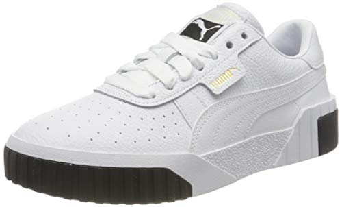 PUMA Cali Wn's, Zapatillas Mujer, White Black-White, 37 EU PUMA Cali Wn's, Zapatillas Mujer, White Black-White, 37 EU