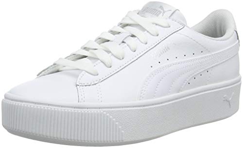 PUMA Vikky Stacked L, Zapatillas Mujer, Blanco White White, 37.5 EU