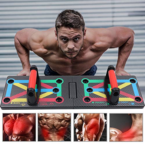 Push Up Rack Board, 12 en 1 equipo multifuncional plegable para ejercicios en el hogar, marco de entrenamiento portátil push-up, utilizado para hombres, mujeres, entrenamiento en el hogar Push Up Rack Board, 12 en 1 equipo multifuncional plegable para ejercicios en el hogar, marco de entrenamiento portátil push-up, utilizado para hombres, mujeres, entrenamiento en el hogar