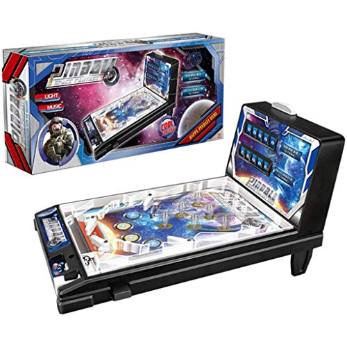 QHW Regalos de cumpleaños para niños, Juegos de Pinball electrónicos espaciales, máquinas de Pinball con Rompecabezas para Padres e Hijos, máquinas recreativas Retro con Luces y Sonidos, QHW Regalos de cumpleaños para niños, Juegos de Pinball electrónicos espaciales, máquinas de Pinball con Rompecabezas para Padres e Hijos, máquinas recreativas Retro con Luces y Sonidos,