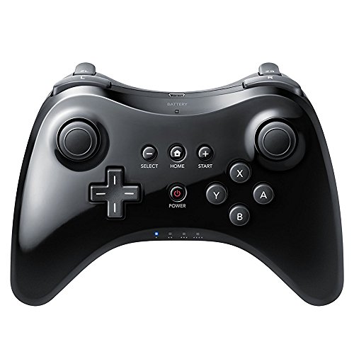 QUMOX Controlador de mano Wireless Gamepad Joypad Remoto Mando de juego para Nintendo Wii U Pro