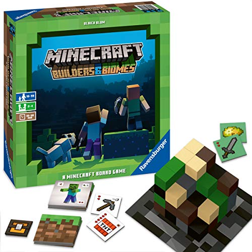 Ravensburger - Minecraft: Builders & Biomes Juego de Mesa, Light Strategy, 2-4 Jugadores, Edad Recomendada 10+ Ravensburger - Minecraft: Builders & Biomes Juego de Mesa, Light Strategy, 2-4 Jugadores, Edad Recomendada 10+