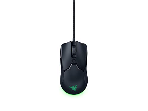 Razer Viper Mini Ratón para Juegos Ligero, para Jugadores Ambidiestro, 61 g de Peso, Cable Speedflex, Sensor Óptico de 8.500 ppp y Iluminación Cromática RGB