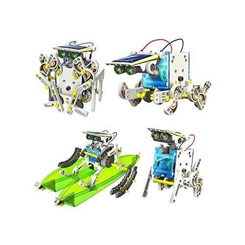 RCTecnic Kit de Robótica Solar Para Niños,13 Robots en 1, Kit de Construcción Robotica Educativa, Más de 80 Piezas Juguetes Educativos DIY Juguetes Baratos y Originales RCTecnic Kit de Robótica Solar Para Niños,13 Robots en 1, Kit de Construcción Robotica Educativa, Más de 80 Piezas Juguetes Educativos DIY Juguetes Baratos y Originales