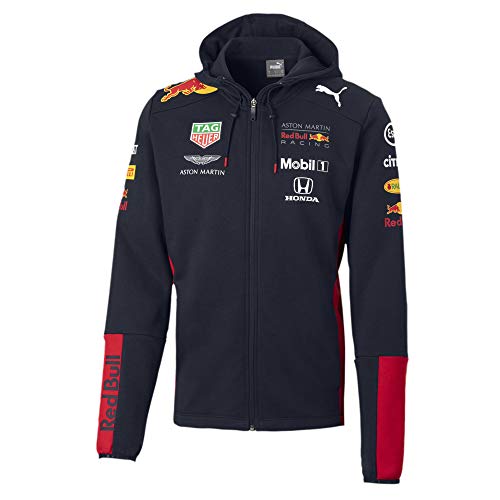 Red Bull Racing Official Teamline Zip Sudadera con Capucha, Hombres X-Large - Original Merchandise Red Bull Racing Official Teamline Zip Sudadera con Capucha, Hombres X-Large - Original Merchandise