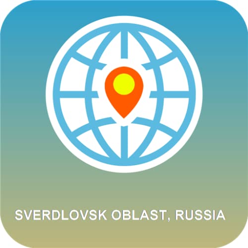 Región de Sverdlovsk, Rusia Mapa Región de Sverdlovsk, Rusia Mapa
