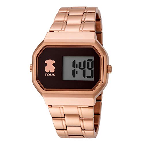 Reloj TOUS D-Bear Digital de acero IP rosado Ref:600350305