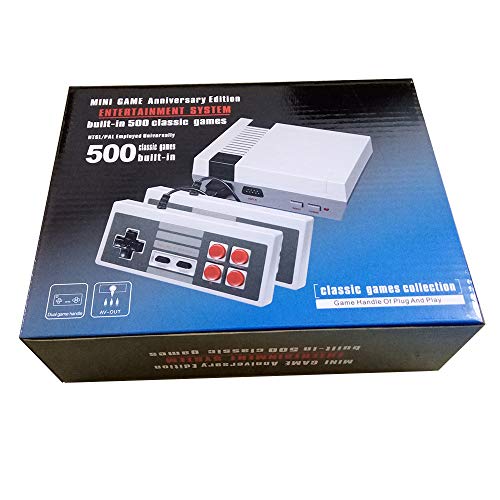 Retro Clásico Family Mini Consola 500 Videojuegos Salida AV Salida Con Dos Controladores Retro Clásico Family Mini Consola 500 Videojuegos Salida AV Salida Con Dos Controladores