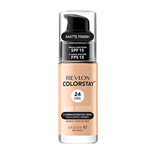 Revlon ColorStay Base de Maquillaje piel mixto/graso FPS15 (#240 Medium Beige) 30ml Revlon ColorStay Base de Maquillaje piel mixto/graso FPS15 (#240 Medium Beige) 30ml