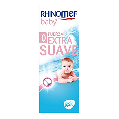 Rhinomer Baby - Spray Nasal 100% Agua de Mar de Origen Natural - Fuerza Extra Suave para Bebés - 115 ml Rhinomer Baby - Spray Nasal 100% Agua de Mar de Origen Natural - Fuerza Extra Suave para Bebés - 115 ml