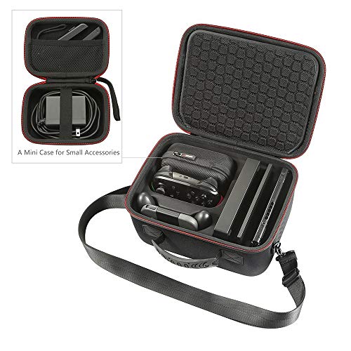RLSOCO Funda de Transporte para Nintendo Switch, Switch Consola, Base de Conmutador, Adaptador de Alimentación, Joy-Con Grip, Pro Controller y 21 Cartuchos de Juego RLSOCO Funda de Transporte para Nintendo Switch, Switch Consola, Base de Conmutador, Adaptador de Alimentación, Joy-Con Grip, Pro Controller y 21 Cartuchos de Juego