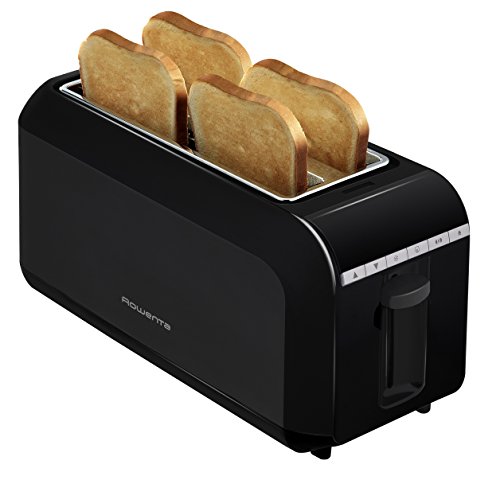 Rowenta Tostadora TL681830 - Tostador 2 ranuras largas y motor de 1.600 W, 8 niveles tostado, pantalla LCD, diseño clásico, calentador de bollos integrados y sistema de elevación de tostada, negro Rowenta Tostadora TL681830 - Tostador 2 ranuras largas y motor de 1.600 W, 8 niveles tostado, pantalla LCD, diseño clásico, calentador de bollos integrados y sistema de elevación de tostada, negro