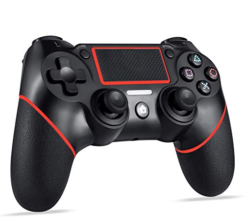 RUIZHI Controlador de juegos para PS4, controlador inalámbrico para PlayStation 4 / PS4 Slim / Pro / PS3, controlador de panel táctil con vibración dual de seis ejes y audio RUIZHI Controlador de juegos para PS4, controlador inalámbrico para PlayStation 4 / PS4 Slim / Pro / PS3, controlador de panel táctil con vibración dual de seis ejes y audio