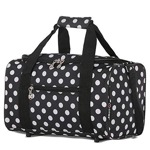 Ryanair 20L Tamaño máximo de Equipaje de Mano 40x25x20cm Bolsa de Equipaje, Polca Negra Ryanair 20L Tamaño máximo de Equipaje de Mano 40x25x20cm Bolsa de Equipaje, Polca Negra
