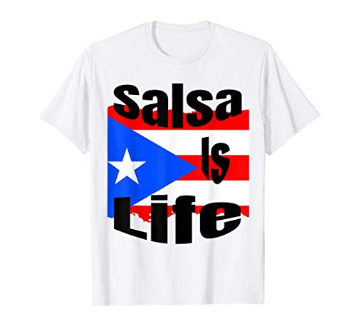 Salsa TShirt For Salsa Dance Lovers Puerto Rican Salsero Camiseta
