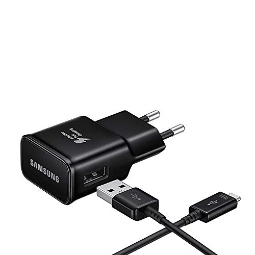 SAMSUNG Cargador Original EP-TA20EBE, Carga Rápida (Cable USB-C 1.5m) para Galaxy S8, S8+ Plus, Note 8, Negro - Bulk SAMSUNG Cargador Original EP-TA20EBE, Carga Rápida (Cable USB-C 1.5m) para Galaxy S8, S8+ Plus, Note 8, Negro - Bulk