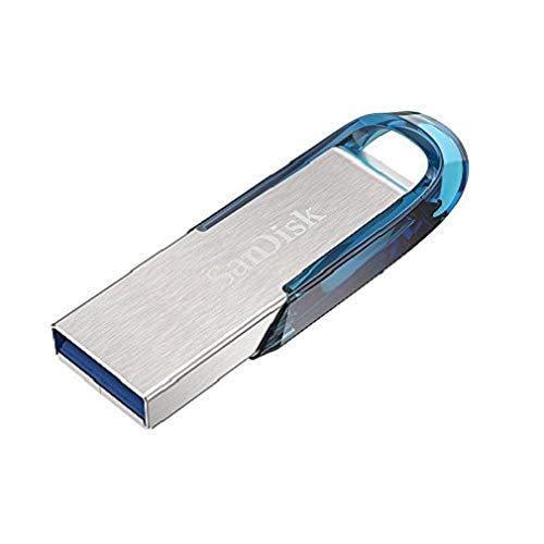 SanDisk Ultra Flair Memoria Flash USB 3.0 de 32 GB con hasta 150 MB/s de Velocidad de Lectura, Color Azul