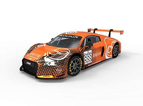 Scalextric-Audi R8 LMS GT3 Motorsport Coche Pista, Color Naranja (Scale Competiton Xtreme 1) Scalextric-Audi R8 LMS GT3 Motorsport Coche Pista, Color Naranja (Scale Competiton Xtreme 1)