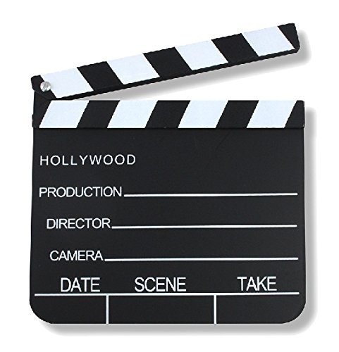 Schramm® Solapa del Director 20x18cm Solapa del Director Solapa de la película Solapa de la Escena Solapa de la Pizarra de Hollywood aplaudir Schramm® Solapa del Director 20x18cm Solapa del Director Solapa de la película Solapa de la Escena Solapa de la Pizarra de Hollywood aplaudir