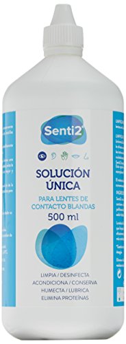 Senti2 Solución Única para Lentes de Contacto Blandas - 500 ml Senti2 Solución Única para Lentes de Contacto Blandas - 500 ml
