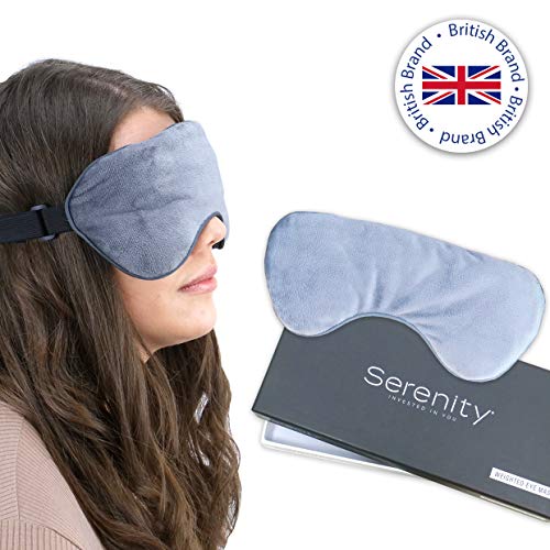 Serenity SRACC001 Weight Eye Mask, Grey, 1 Serenity SRACC001 Weight Eye Mask, Grey, 1