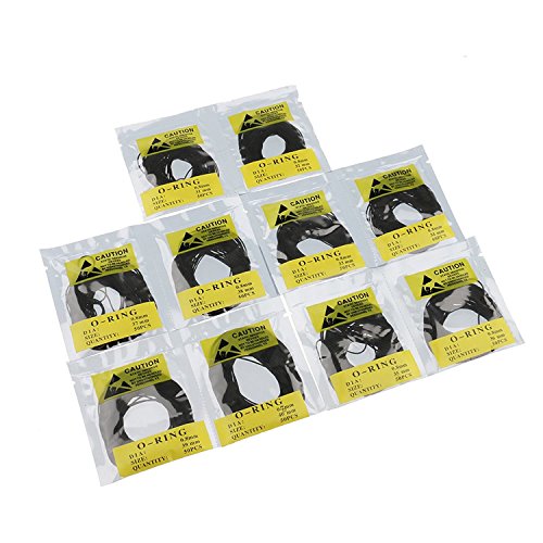SGerste Juego de 500 juntas tóricas de goma de 31 a 40 mm para reloj de la cubierta trasera del sello de juntas de reparación de relojes SGerste Juego de 500 juntas tóricas de goma de 31 a 40 mm para reloj de la cubierta trasera del sello de juntas de reparación de relojes