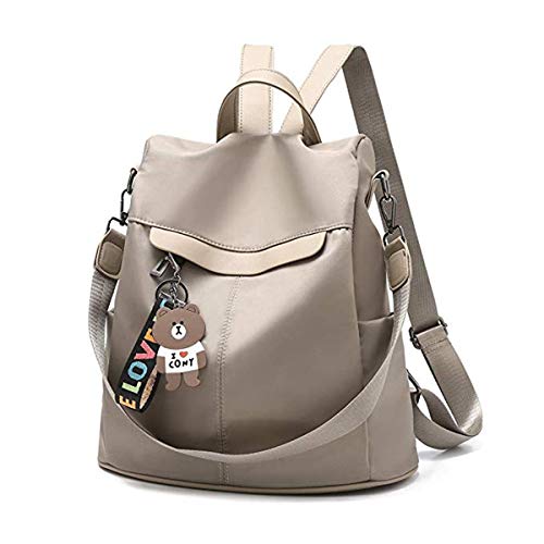 shepretty Mochila Oxford antirrobo para Mujer, 0299Caqui